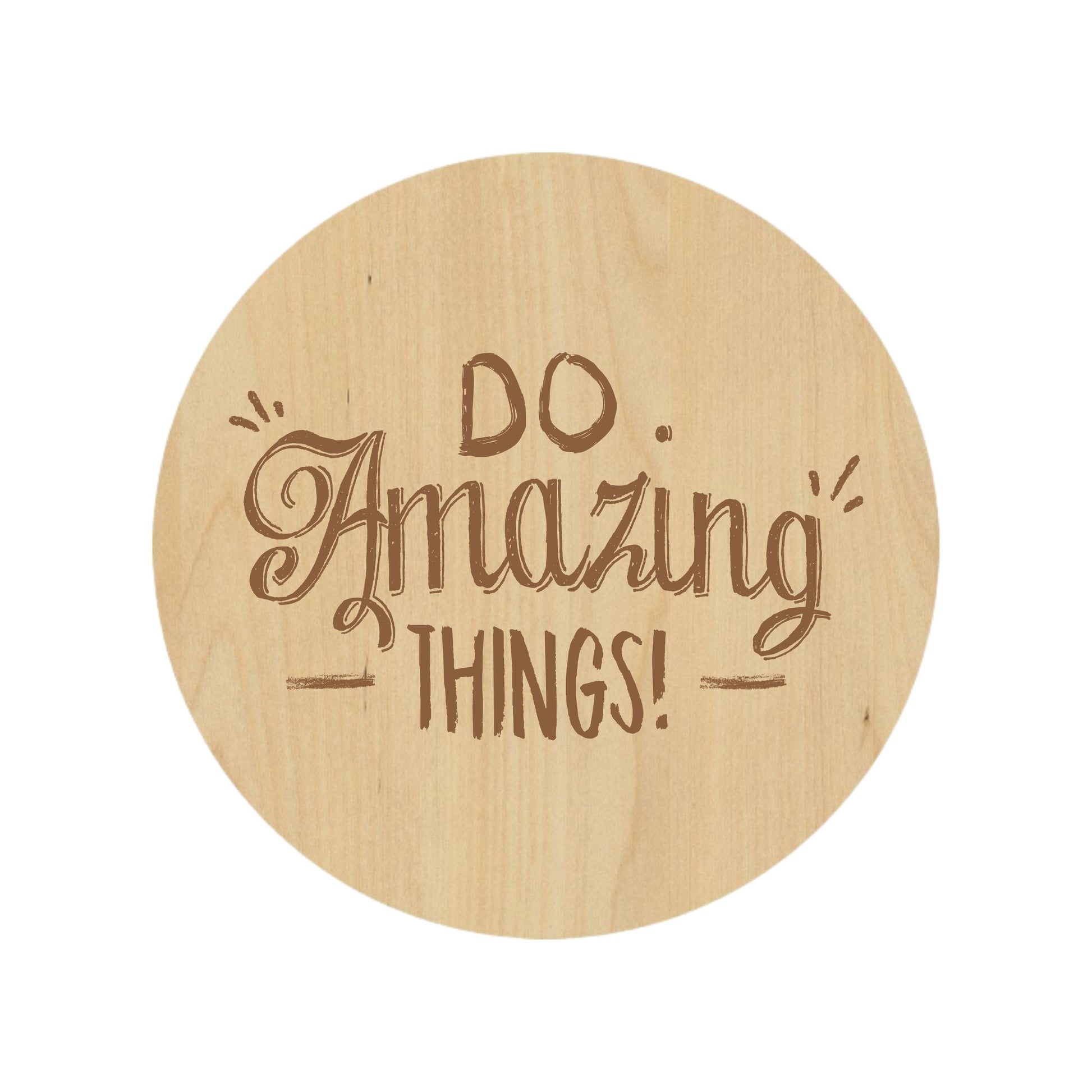 Do Amazing Things Coaster - Premium Coasters from Hipster Lasers - Just $10! Shop now at Hipster Lasers