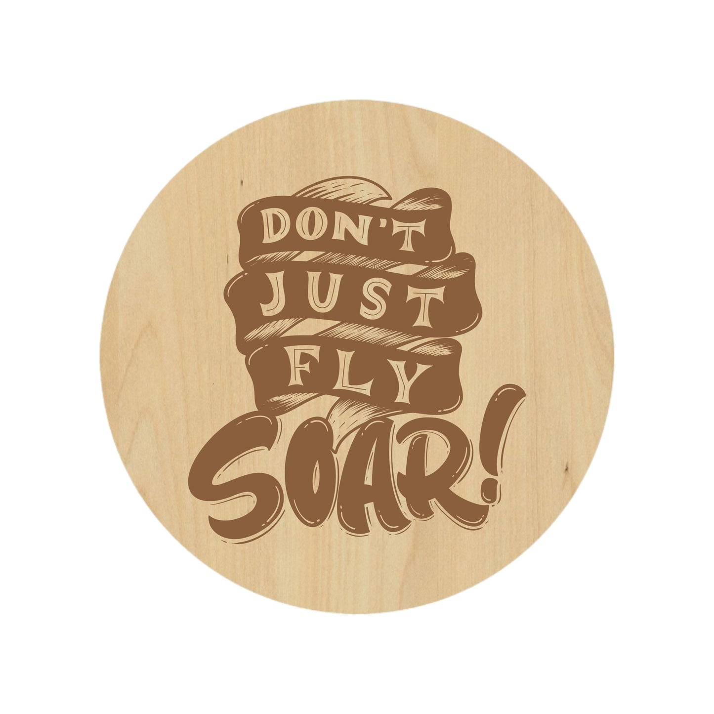 Just Soar Coaster - Premium Coasters from Hipster Lasers - Just $10! Shop now at Hipster Lasers