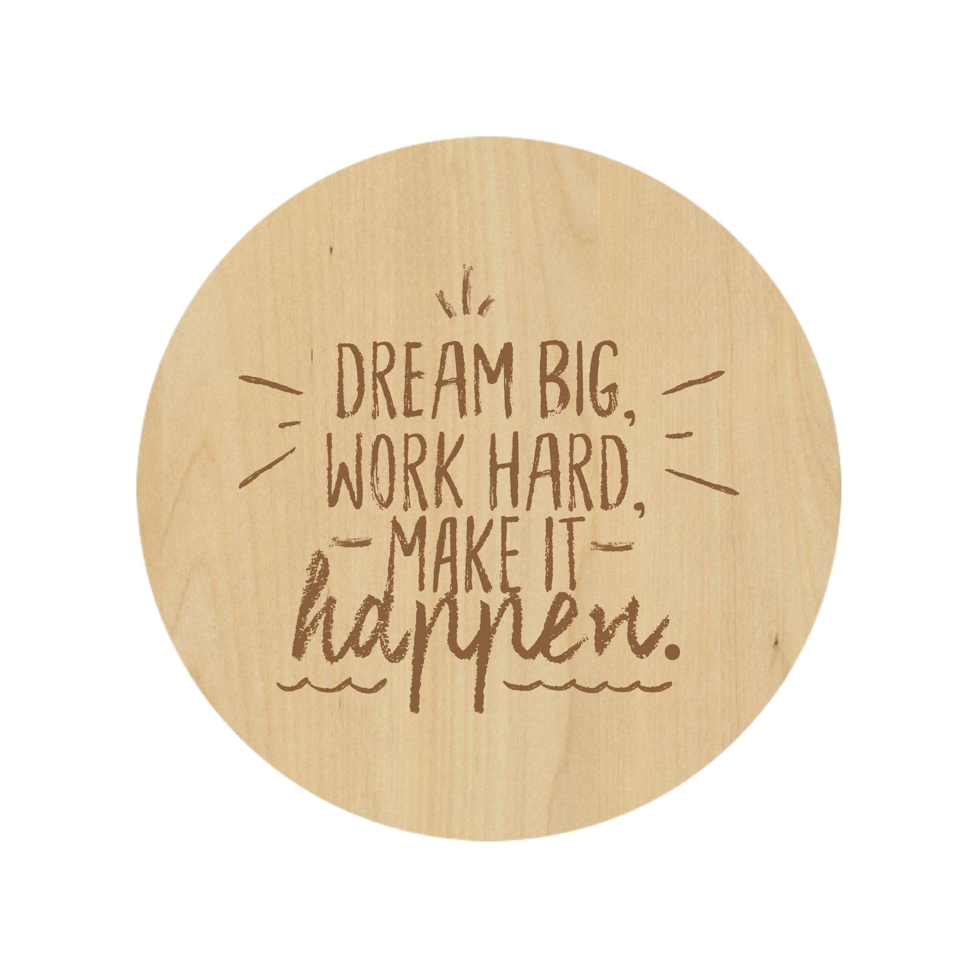 Dream Big Coaster Best Price in 2023 at Hipster Lasers