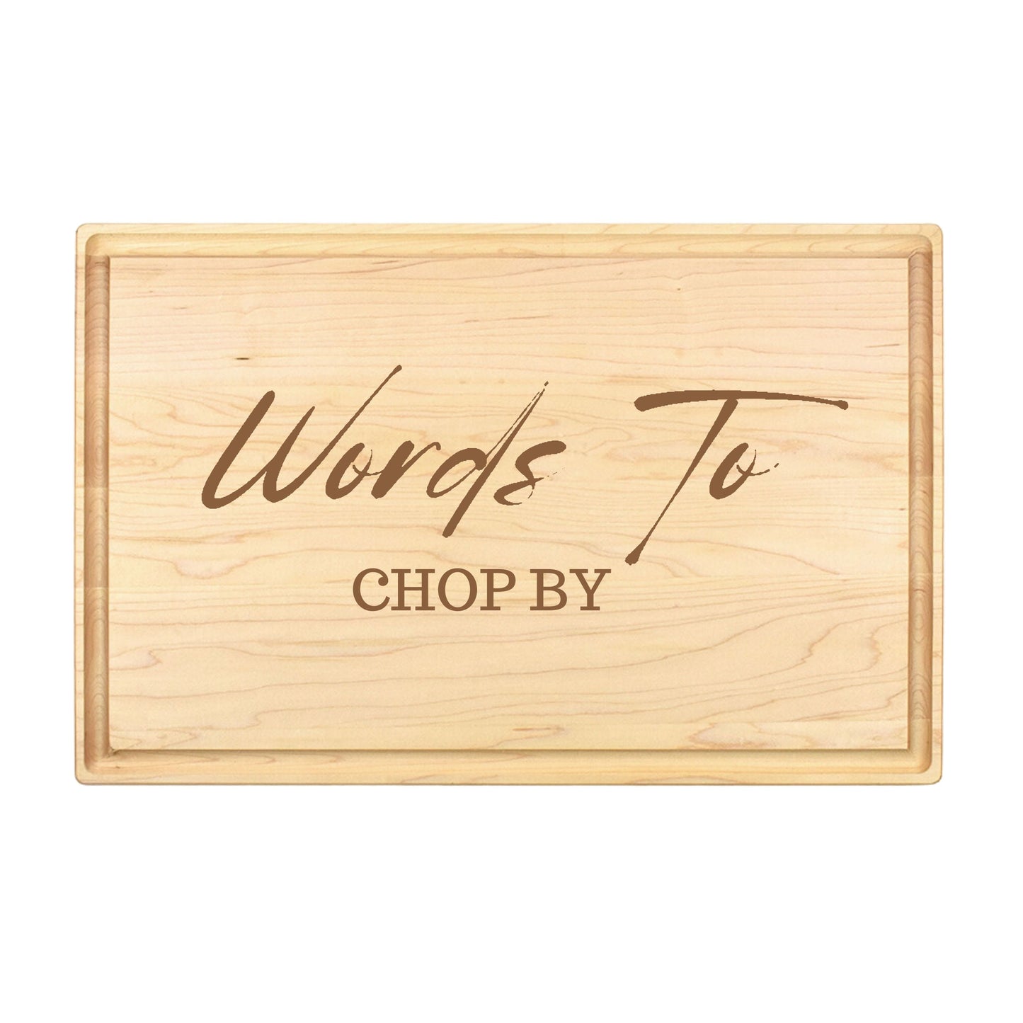 Words To Chop By Cutting Board - Premium Cutting Boards from Hipster Lasers - Just $40! Shop now at Hipster Lasers