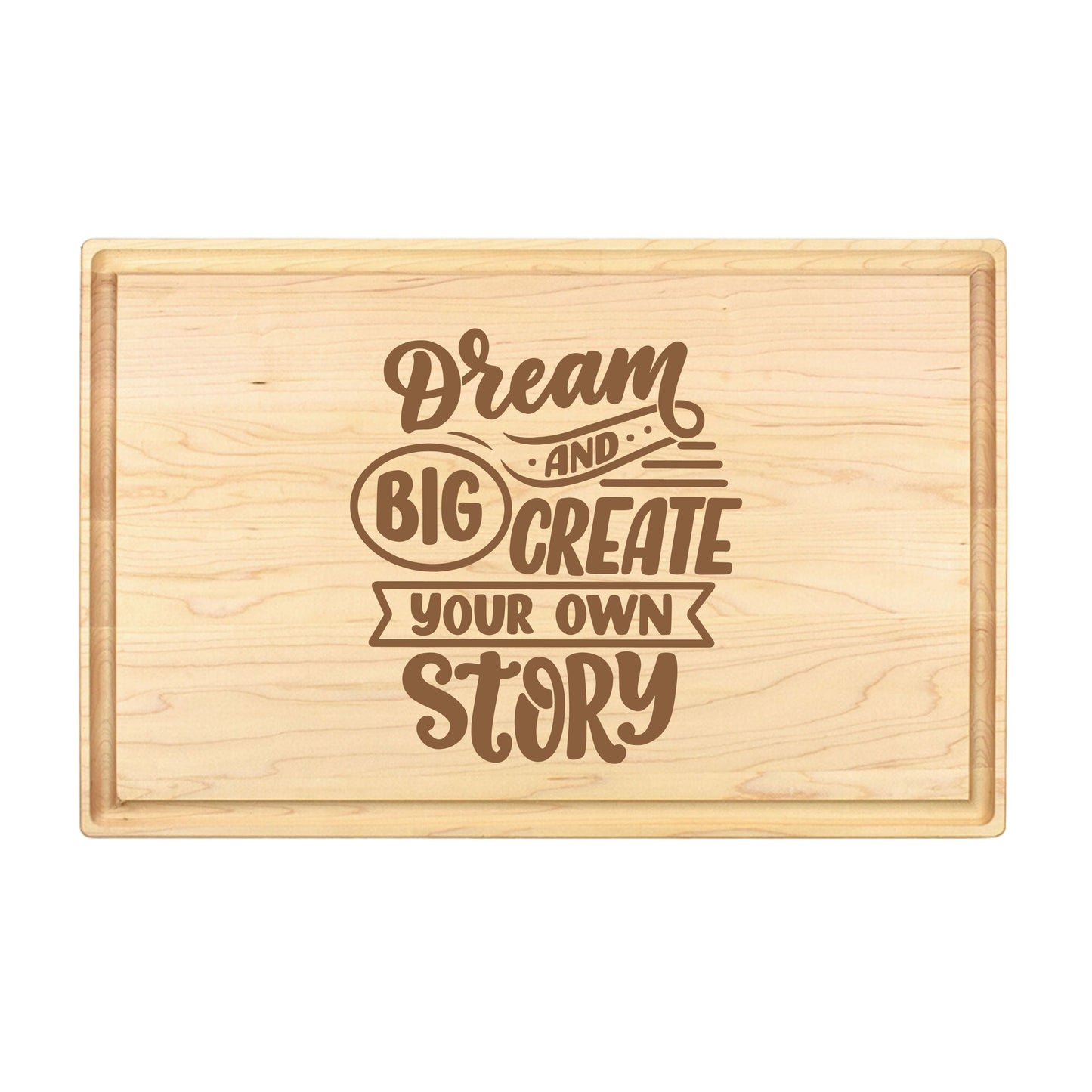 Dream Big Cutting Board - Premium Cutting Boards from Hipster Lasers - Just $40! Shop now at Hipster Lasers