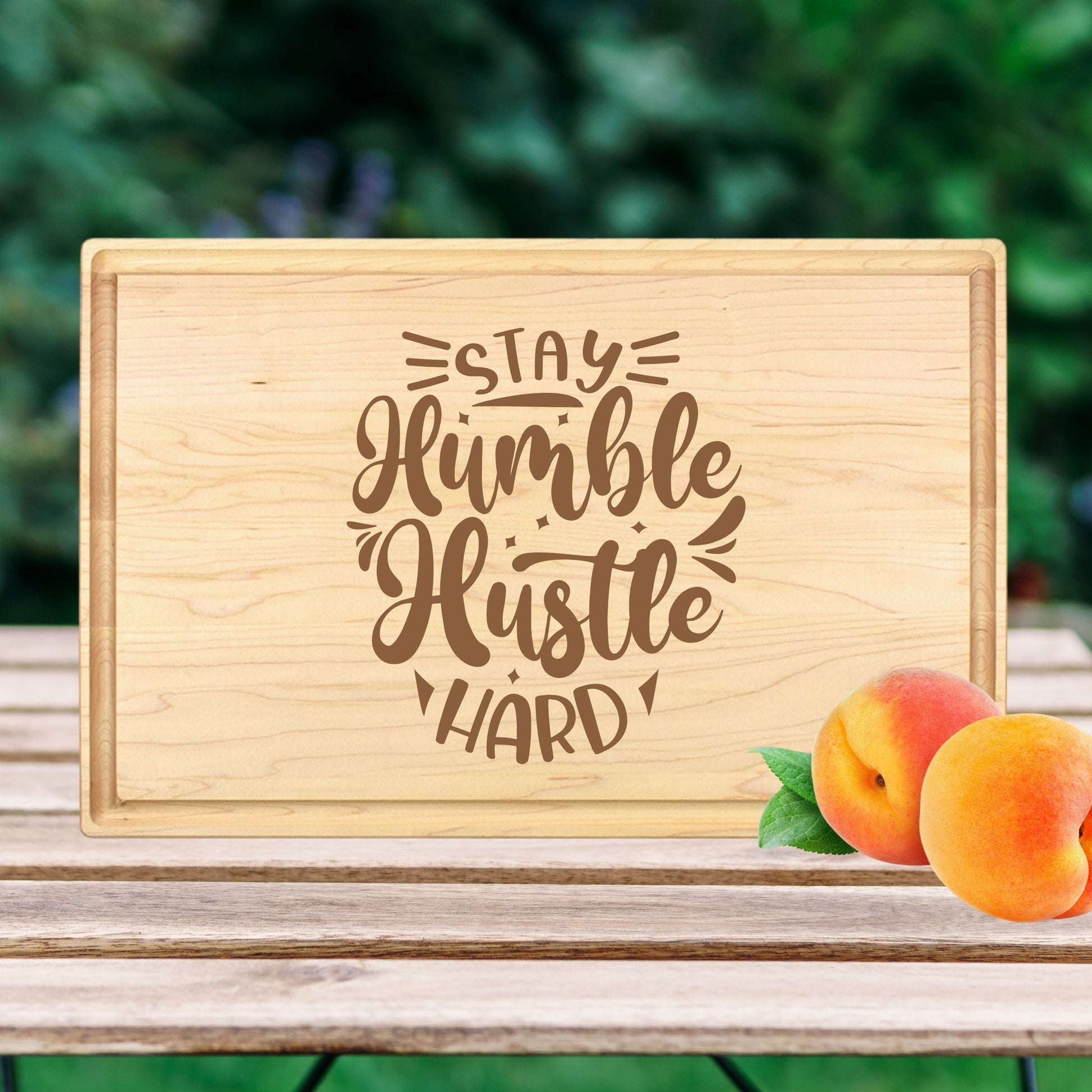 Stay Humble Cutting Board - Premium Cutting Boards from Hipster Lasers - Just $40! Shop now at Hipster Lasers