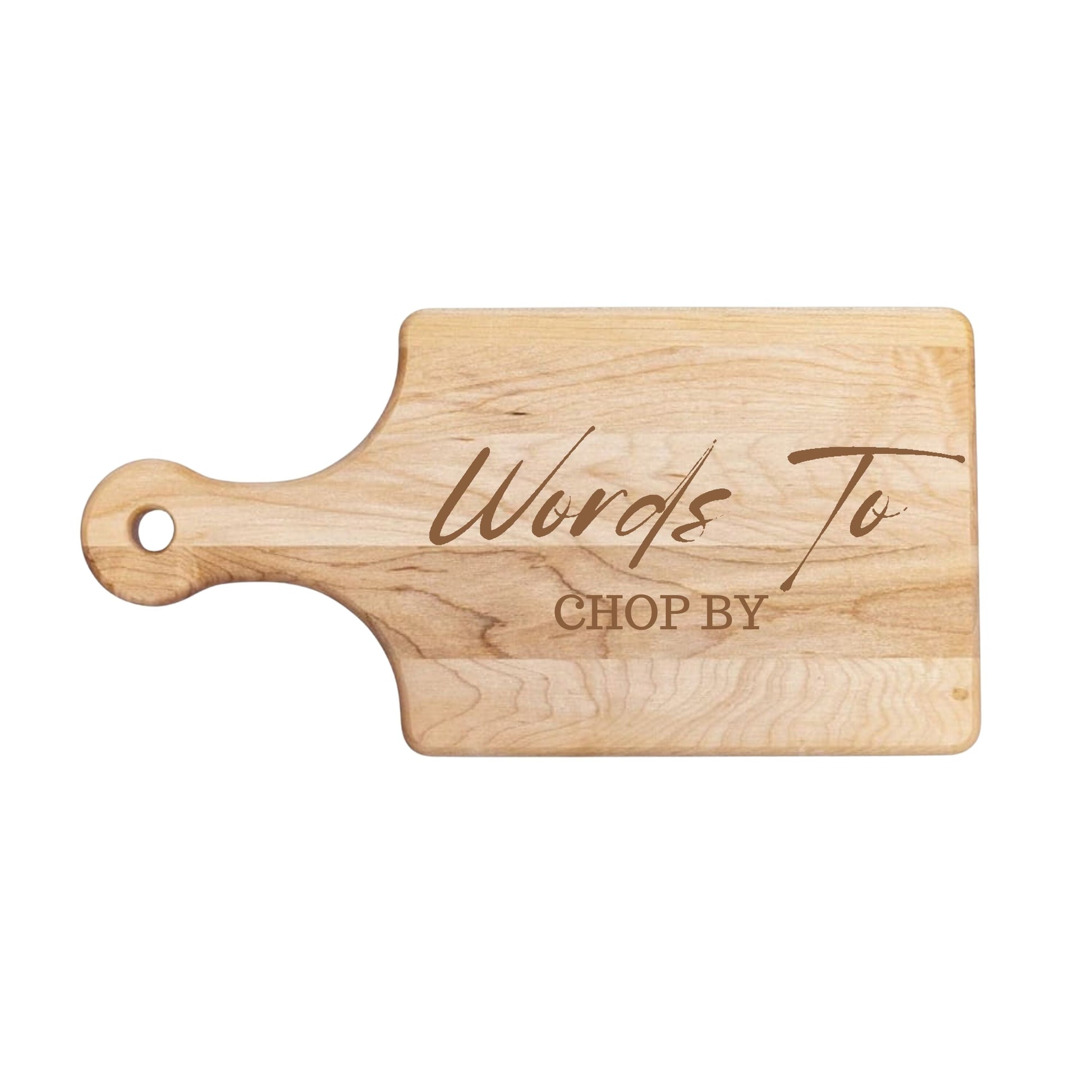 Words To Chop By Cutting Board - Premium Cutting Boards from Hipster Lasers - Just $40! Shop now at Hipster Lasers