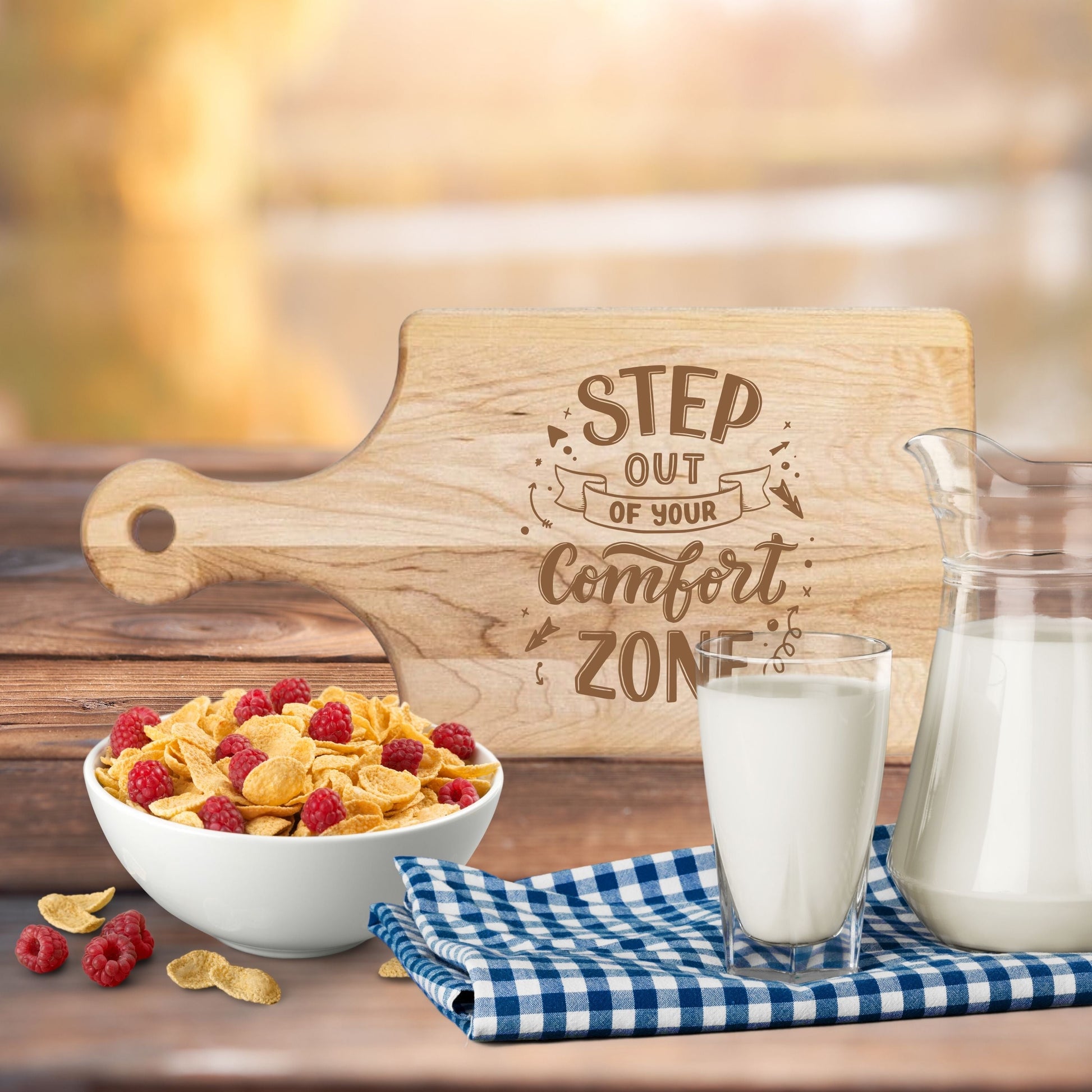 Copy of Motivational Masterpiece Cutting Board - Premium Cutting Boards from Hipster Lasers - Just $40! Shop now at Hipster Lasers