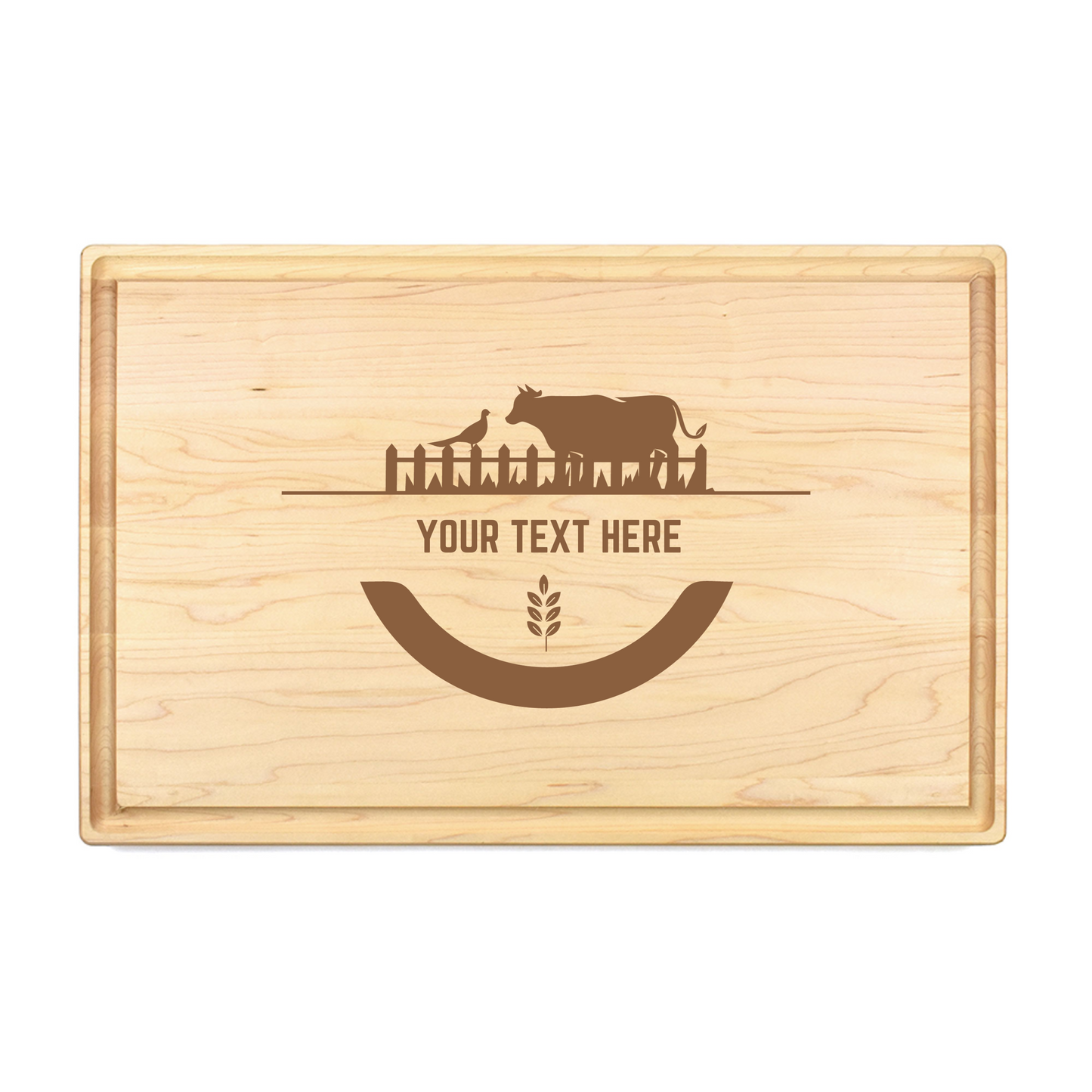 Copy of Custom Cow Whispers Cutting Board - Premium Cutting Boards from Hipster Lasers - Just $90! Shop now at Hipster Lasers