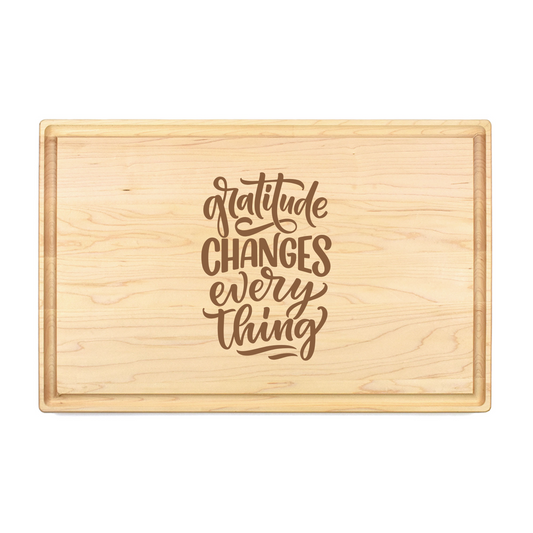 Copy of In All Things Give Thanks Cutting Board - Premium Cutting Boards from Hipster Lasers - Just $90! Shop now at Hipsterlasers