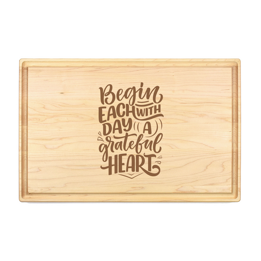 Copy of Copy of Gratitude Changes Everything Cutting Board - Premium Cutting Boards from Hipster Lasers - Just $90! Shop now at Hipsterlasers