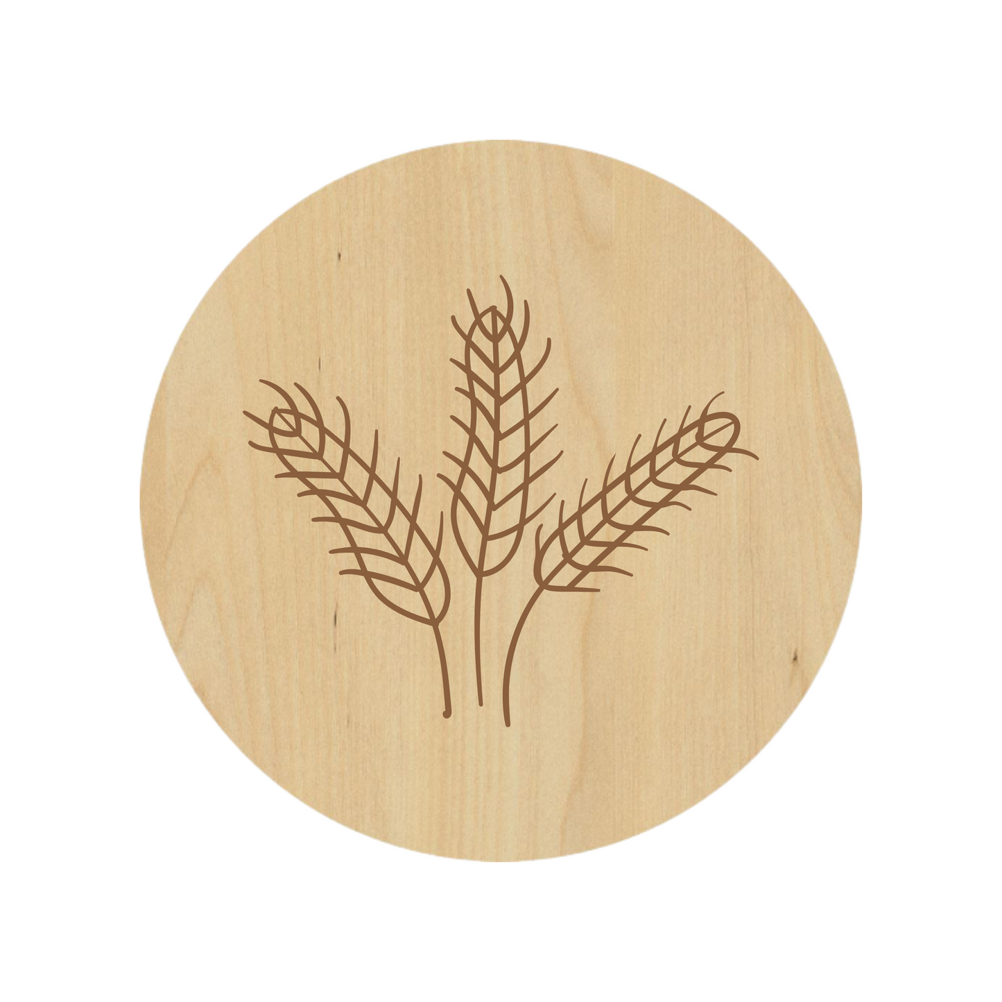 Wheat Bloom Coaster - Premium Coasters from Hipster Lasers - Just $10! Shop now at Hipster Lasers