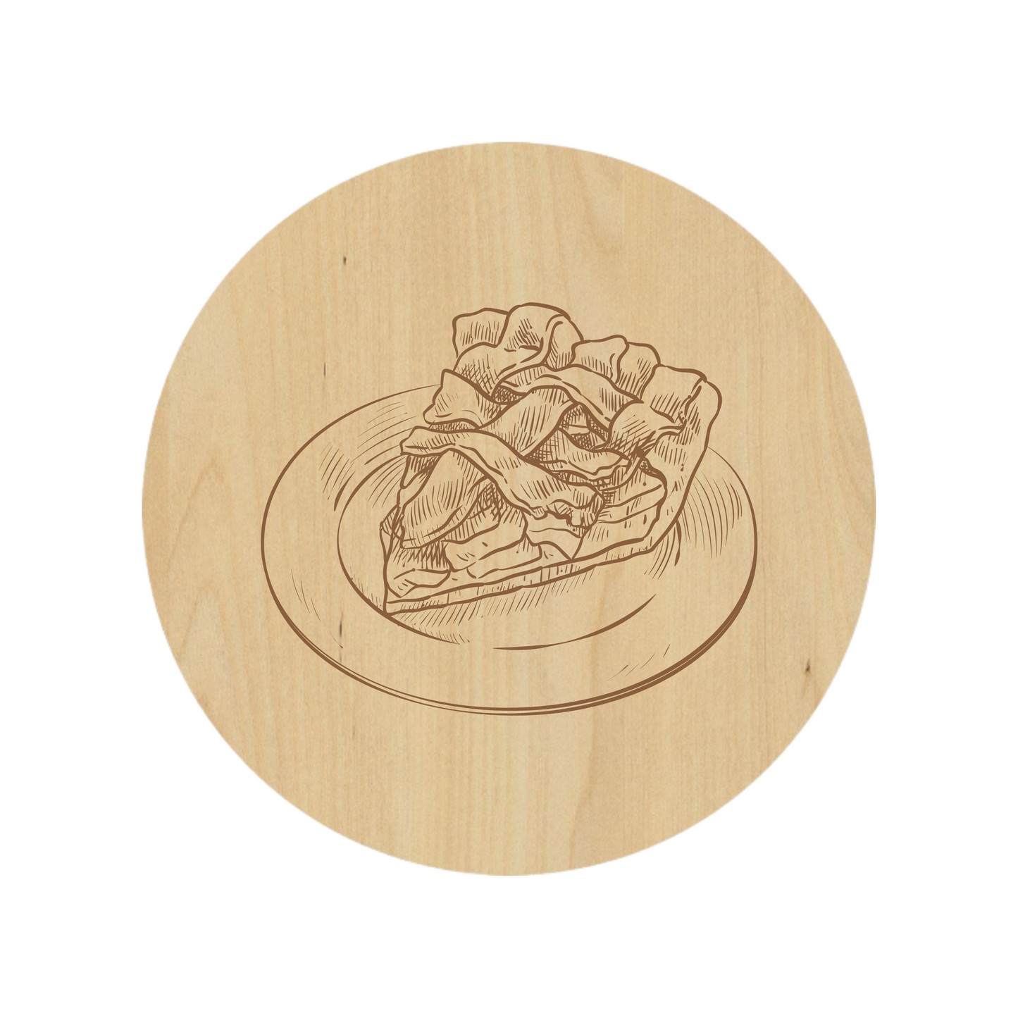 Apple Pie Dreams Coaster - Premium Coasters from Hipster Lasers - Just $40! Shop now at Hipster Lasers