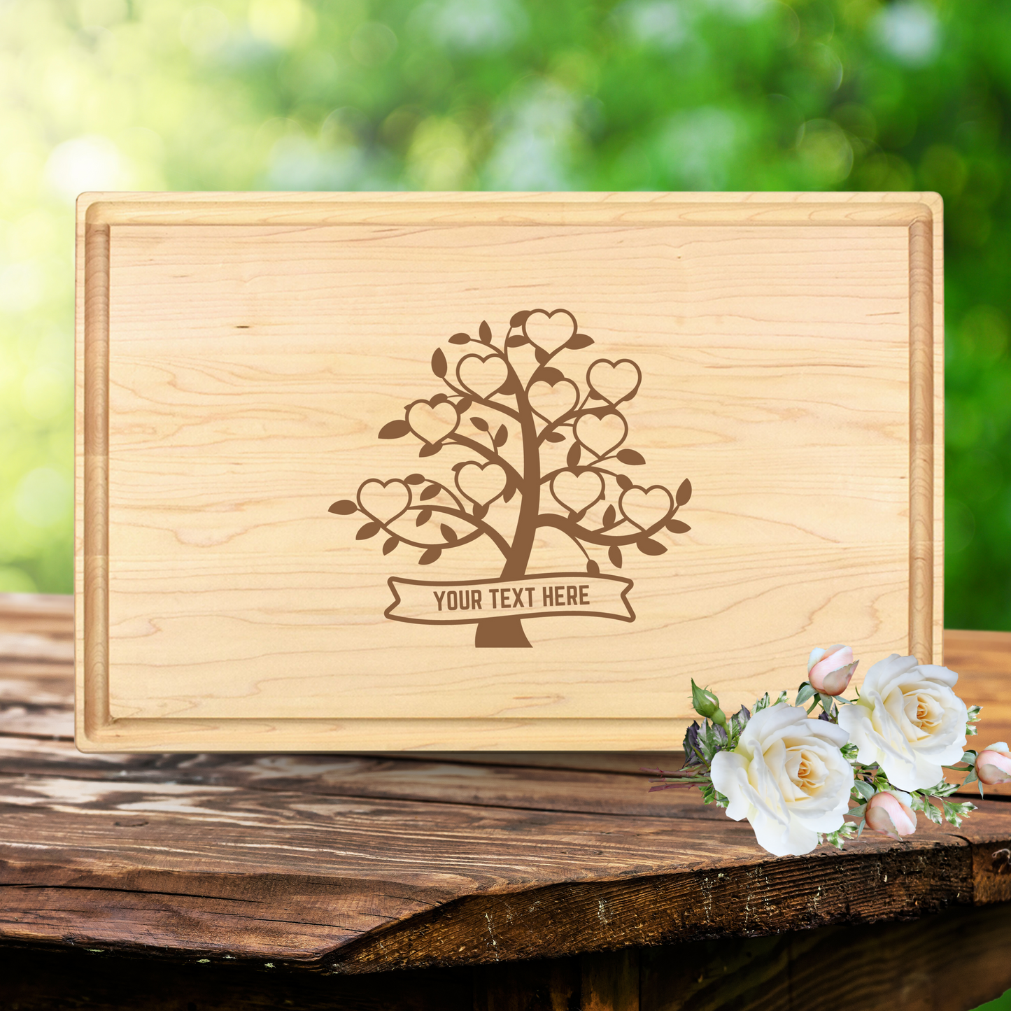 Our Loving Family Cutting Board - Premium Cutting Boards from Hipster Lasers - Just $90! Shop now at Hipster Lasers