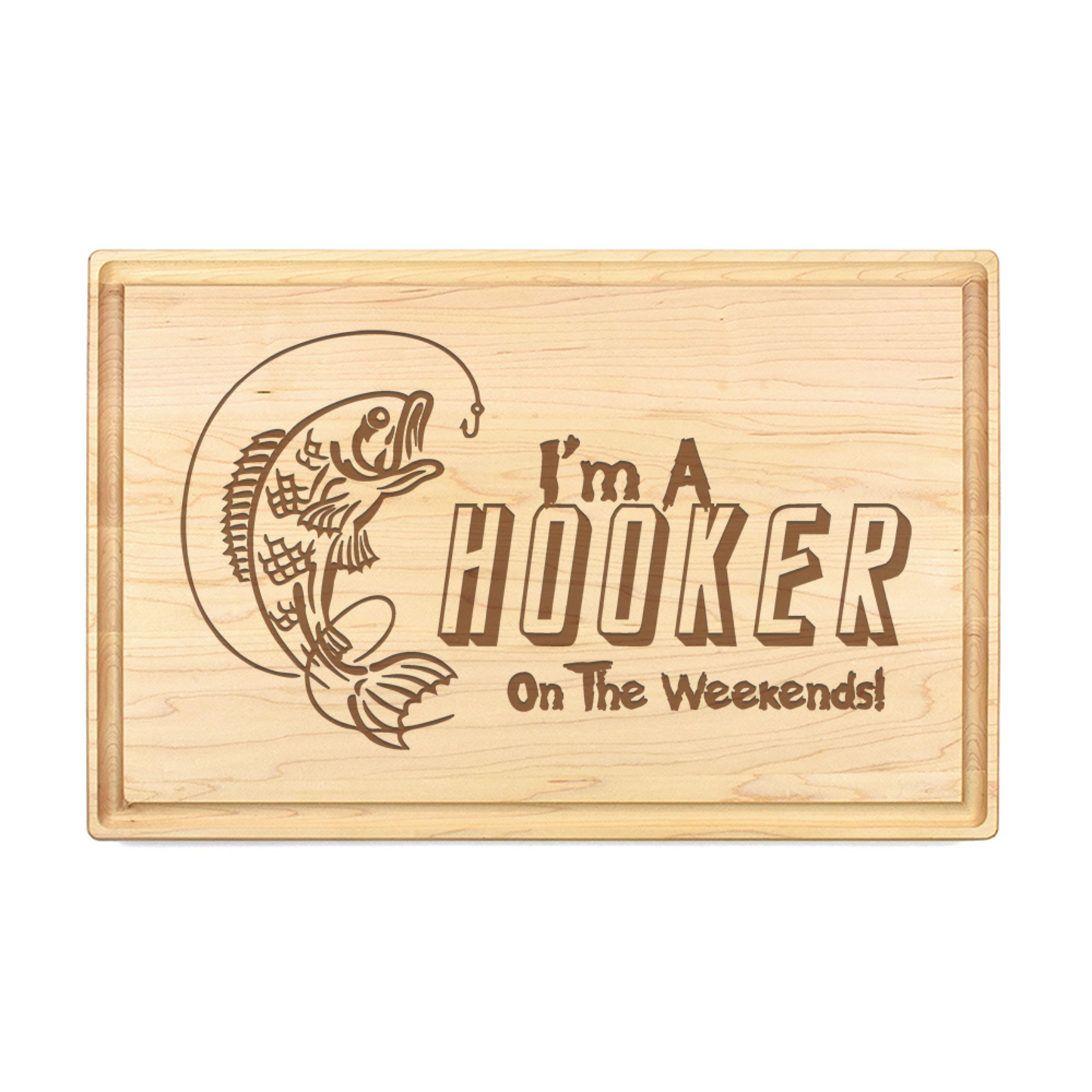 I'm A Hooker On The Weekend Cutting Board