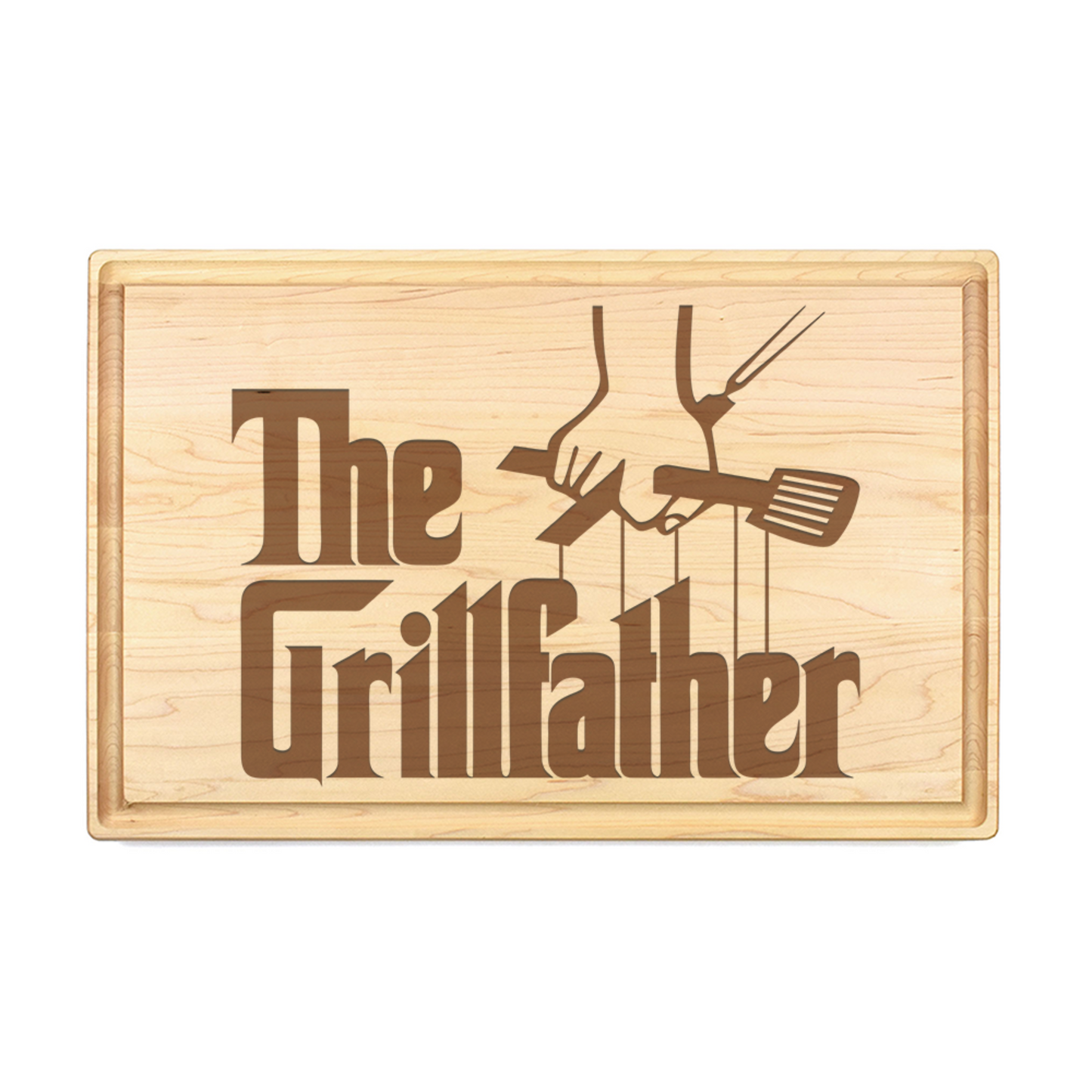 The Grillfather Cutting Board - Premium Cutting Boards from Hipster Lasers - Just $90! Shop now at Hipsterlasers
